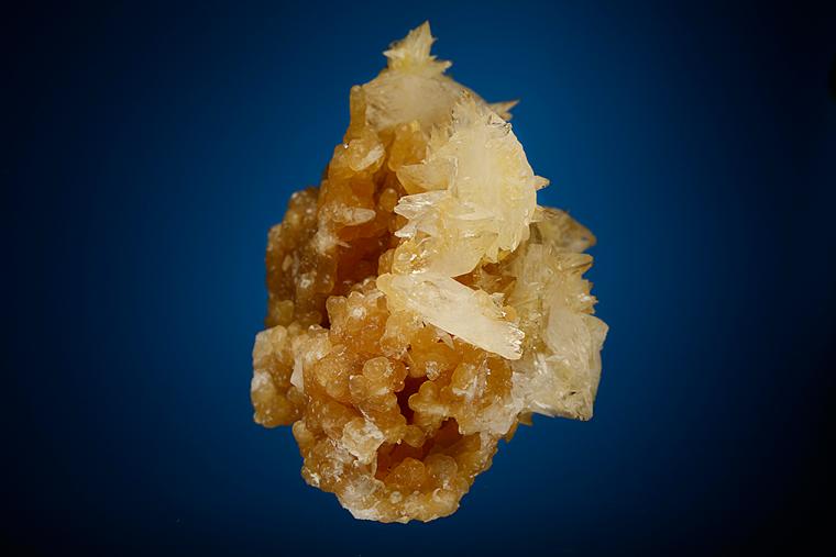 COLEMANITE on CALCITE